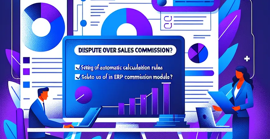  销售提成纠纷多？ERP佣金模块的自动计算规则设置  